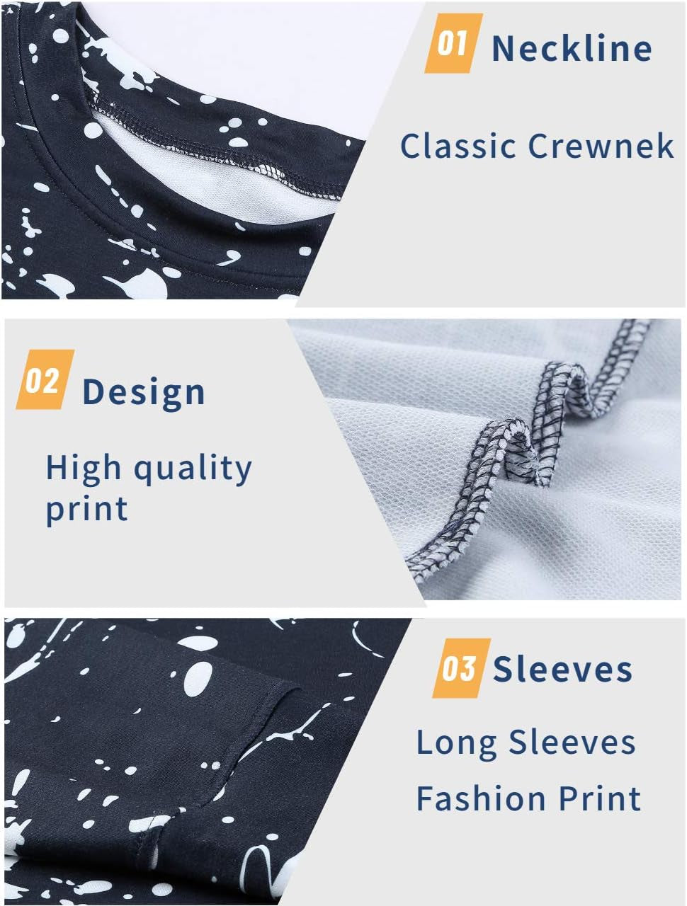 Women'S plus Size Fall Tops Long Sleeve Shirts Soft Oversized Black Lightweight Color Block Sweatshirt-2020 Casual Crewneck Loose Ladies Cute Juniors Sweatshirts Pullover Tee XXL