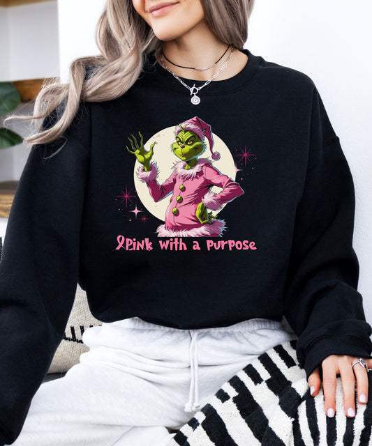 Grinch Sweater-October Sweatshirt-Grinch Sweatshirt-Grinch Sweatshirts-Gift for friend-Gift for Family-Unique Gifts-trendy sweatshirt-Grinch