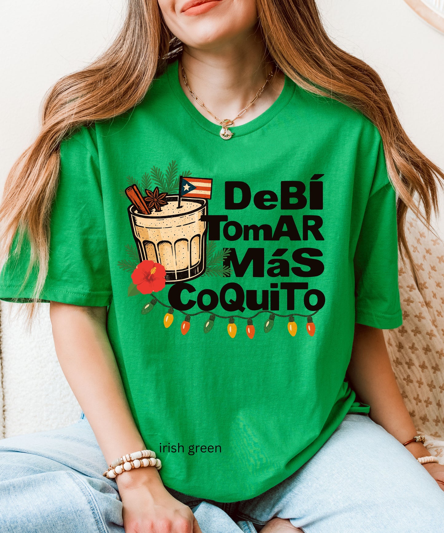 Puerto Rico Shirt- Coquito Tee Shirt- Puerto Rico Gifts-Puertorican Tshirts- Coquito Season Shirt