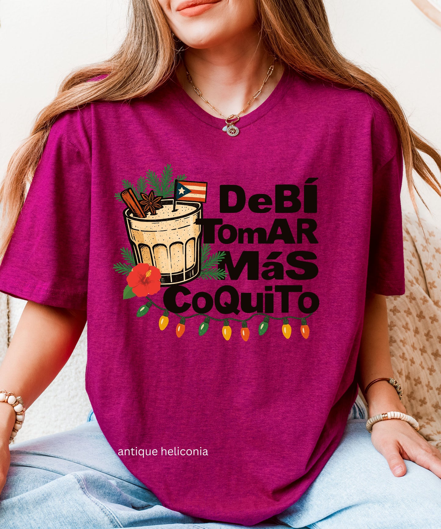 Puerto Rico Shirt- Coquito Tee Shirt- Puerto Rico Gifts-Puertorican Tshirts- Coquito Season Shirt