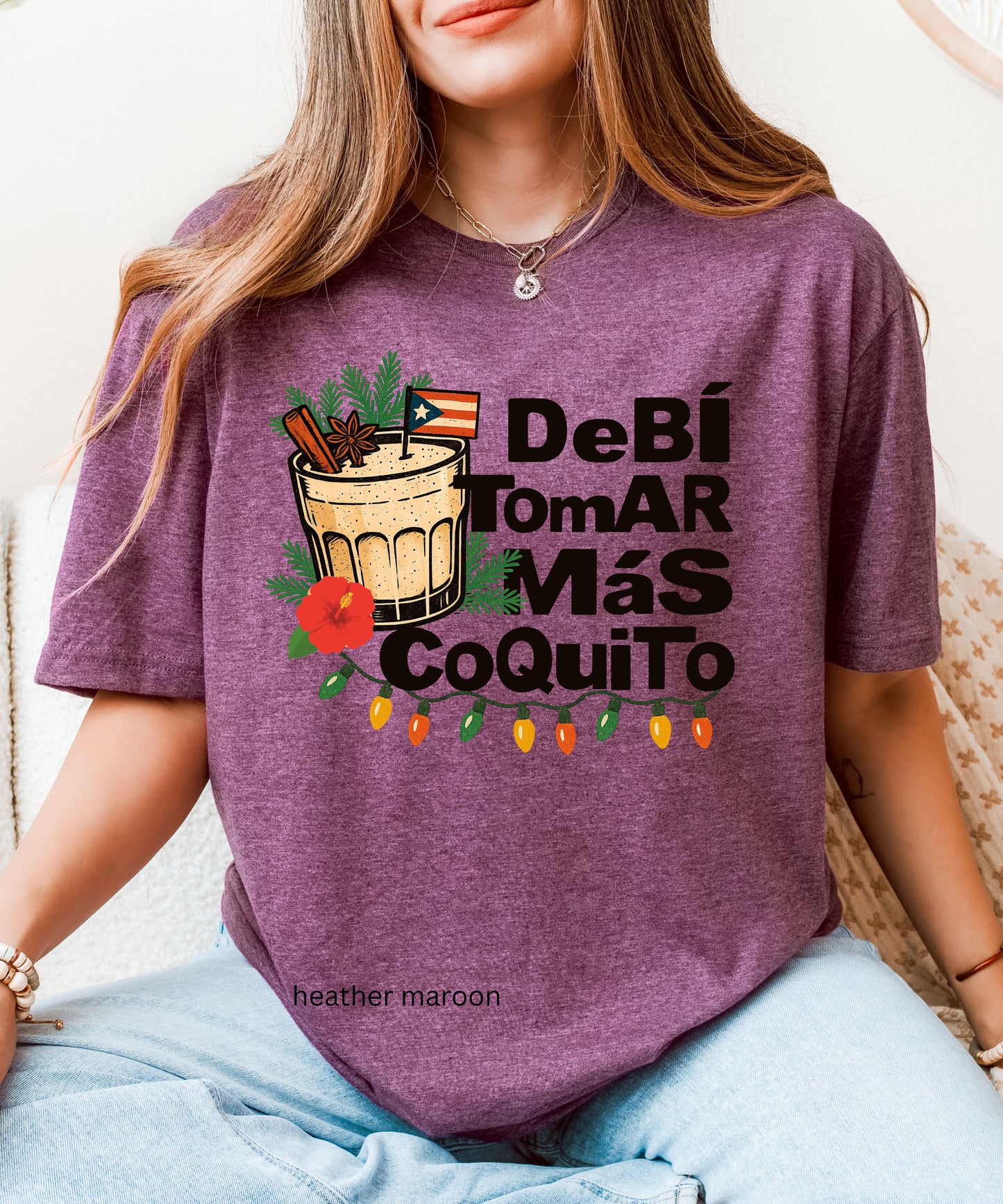 Puerto Rico Shirt- Coquito Tee Shirt- Puerto Rico Gifts-Puertorican Tshirts- Coquito Season Shirt